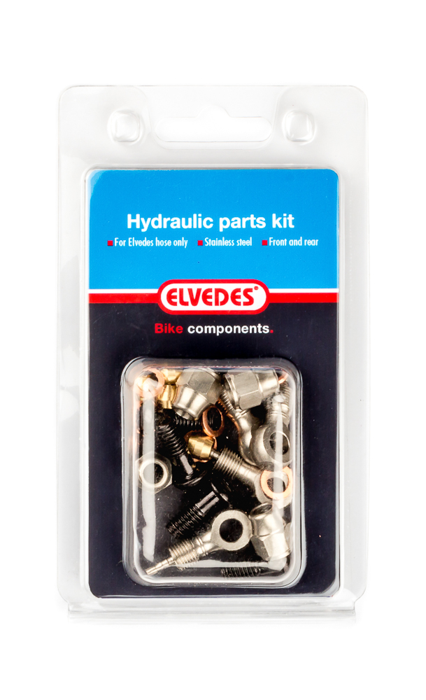 ELVEDES - KIT 7 Hidráulico M9x1.25+Banjo (Magura MT* 4/5/5e/6/7/8)  * (solo para MT Series con Banjo de 6mm) - E2016010