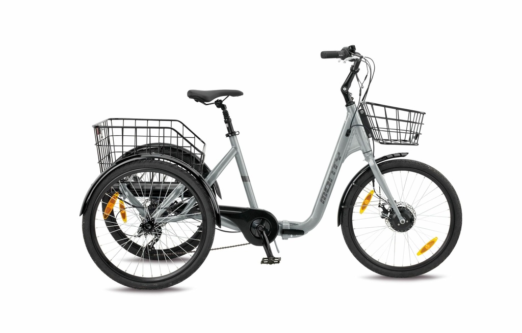 MONTY BIKES - E-Trike Nuke 24 - Silver - 225826