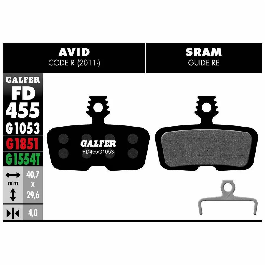 GALFER - Avid Code R/RSC/Guide RE - Standard - 60903