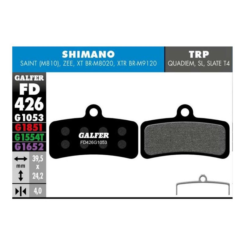 GALFER - Shimano Saint M810, XT M8020, XTR 9120 - Standard - 60948
