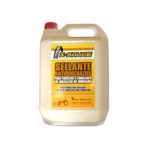 [000133] X-SAUCE - Antipinchazos para tubeless - 5 Litros - 116482