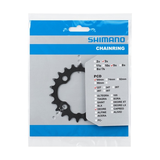 [000431] SHIMANO - Deore FC-M590 - 22 Dientes - 29378