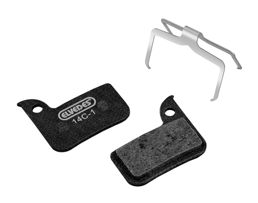 [000468] ELVEDES - Pastillas de freno Disco e-bike (Metallic Carbon, todas condiciones)  SRAM /Red 22 B1 /Rival 1 /Riva - E6900MC