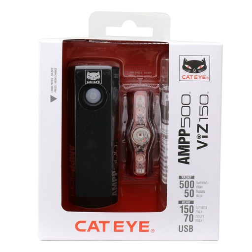 [000536] CATEYE - KIT LUCES CATEYE AMPP500 / VIZ150 - 8901220